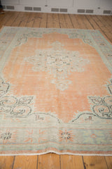 6.5x9 Vintage Distressed Oushak Carpet // ONH Item 6552 Image 8