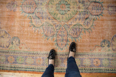 Vintage Distressed Oushak Carpet / ONH item 6555 Image 1