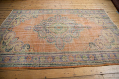 Vintage Distressed Oushak Carpet / ONH item 6555 Image 6