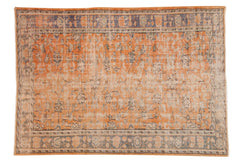 Vintage Distressed Oushak Carpet / ONH item 6559