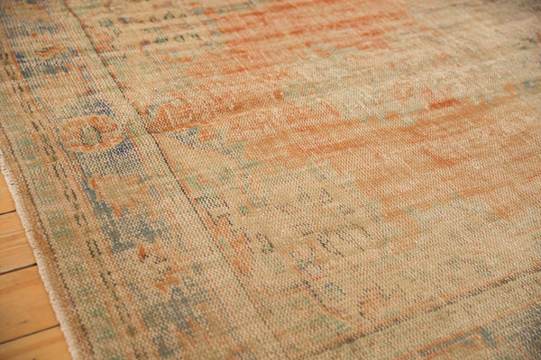 6x9.5 Vintage Distressed Oushak Carpet // ONH Item 6561 Image 3