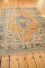 5x8 Vintage Distressed Oushak Carpet // ONH Item 6563 Image 12