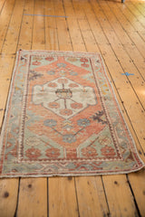 Vintage Distressed Oushak Rug Runner / ONH item 6564 Image 5