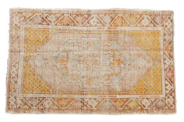 3x4.5 Vintage Distressed Oushak Rug // ONH Item 6565