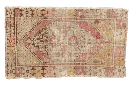 Vintage Distressed Oushak Rug / ONH item 6566