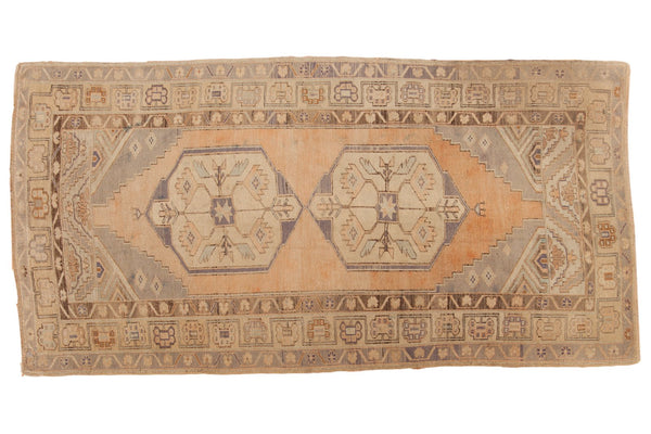 4x8 Vintage Distressed Oushak Rug Runner // ONH Item 6571