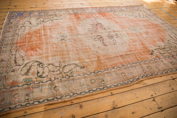 Vintage Distressed Oushak Carpet / ONH item 6573 Image 5