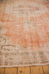 Vintage Distressed Oushak Carpet / ONH item 6573 Image 9