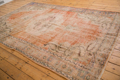 Vintage Distressed Oushak Carpet / ONH item 6573 Image 11