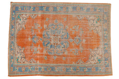 7x9.5 Vintage Distressed Oushak Carpet // ONH Item 6578