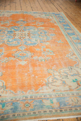 7x9.5 Vintage Distressed Oushak Carpet // ONH Item 6578 Image 4