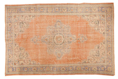 Vintage Distressed Oushak Carpet / ONH item 6579