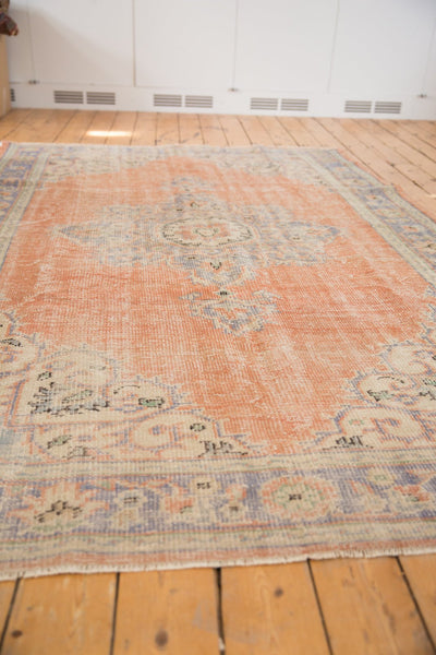  Image Vintage Distressed Oushak Carpet / ONH item 6579 Image 3