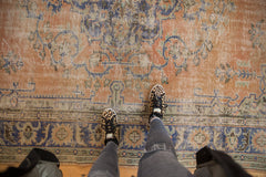 6.5x9.5 Vintage Distressed Oushak Carpet // ONH Item 6580 Image 1