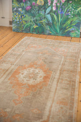 3x7 Vintage Distressed Oushak Rug Runner // ONH Item 6588 Image 3