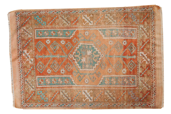 Vintage Distressed Melas Rug / ONH item 6589