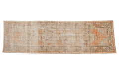 Vintage Distressed Oushak Rug Runner / ONH item 6590
