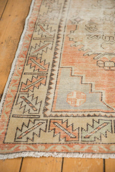 Vintage Distressed Oushak Rug Runner / ONH item 6590 image 6