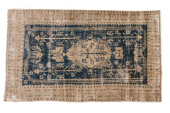 Vintage Distressed Oushak Carpet / ONH item 6591