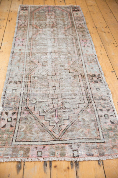 2.5x7.5 Vintage Distressed Oushak Rug Runner // ONH Item 6592 Image 6