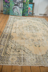 5.5x9.5 Vintage Distressed Oushak Carpet // ONH Item 6595 Image 4