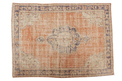 Vintage Distressed Oushak Carpet / ONH item 6596