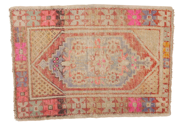2.5x4 Vintage Distressed Oushak Rug // ONH Item 6602