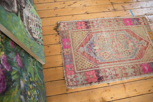 2.5x4 Vintage Distressed Oushak Rug // ONH Item 6602 Image 2