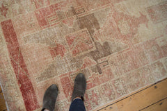 3.5x12.5 Vintage Distressed Oushak Rug Runner // ONH Item 6603 Image 1