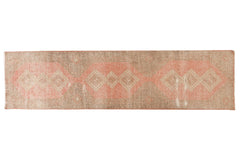 Vintage Distressed Fragment Sparta Rug Runner / ONH item 6604