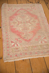 Vintage Distressed Oushak Rug Mat / ONH item 6606 Image 4