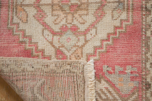 1.5x3 Vintage Distressed Oushak Rug Mat // ONH Item 6608 Image 4