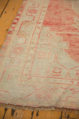3.5x9 Vintage Distressed Oushak Rug Runner // ONH Item 6612 Image 3