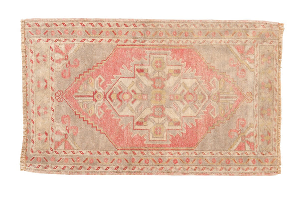 2x3 Vintage Distressed Oushak Rug Mat // ONH Item 6617