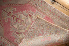 2x3 Vintage Distressed Oushak Rug Mat // ONH Item 6617 Image 5