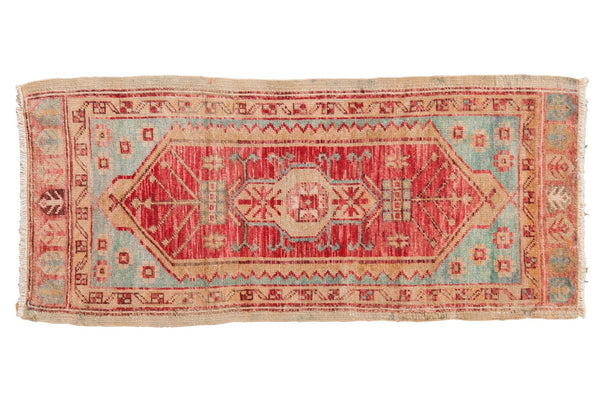 Vintage Distressed Oushak Rug Runner / ONH item 6620