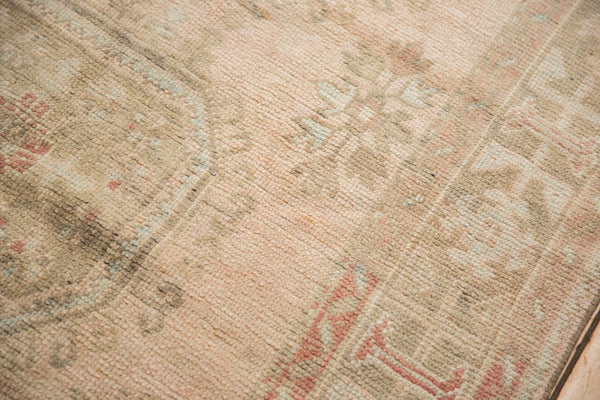 RESERVED 4.5x11.5 Vintage Distressed Oushak Rug Runner // ONH Item 6621 Image 7