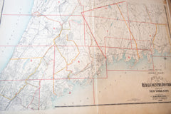 Antique Northern Westchester County NY Map // ONH Item 6625 Image 1