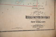 Antique Northern Westchester County NY Map // ONH Item 6625 Image 3