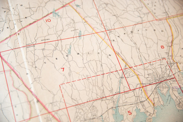 Antique Northern Westchester County NY Map // ONH Item 6625 Image 7