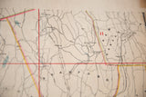 Detailed section of the circa 1908 antique map displaying Stamford, North Stamford, and New Canaan.