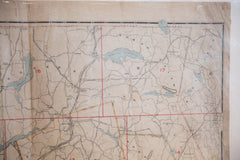 Vintage Map of Northern Westchester, NY // ONH Item 6626 Image 1