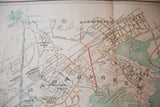 Section of the antique map showing Orienta, Mamaroneck, and detailed street grids.
