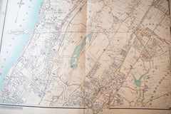 Antique Yonkers and Scarsdale New York Map // ONH Item 6629 Image 1