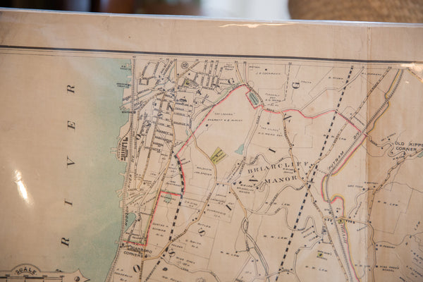 Vintage Map of Pleasantville, New York // ONH Item 6633 Image 2