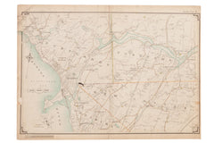 Antique Cortlandt, Yorktown, New Castle NY Map // ONH Item 6636