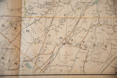 Antique Cortlandt, Yorktown, New Castle NY Map // ONH Item 6636 Image 2