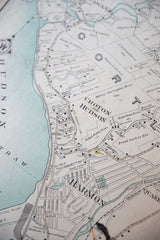 Antique Cortlandt, Yorktown, New Castle NY Map // ONH Item 6636 Image 6