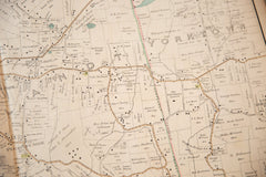 Antique Peekskill, Cortlandt, Yorktown New York Map // ONH Item 6639 Image 3