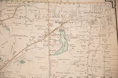 Antique Peekskill, Cortlandt, Yorktown New York Map // ONH Item 6639 Image 5